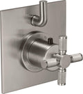 California Faucets Descanso StyleTherm con Control de Volumen Individual - Manija de Cruz Moleteada