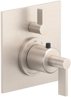 California Faucets Cayucos StyleTherm con Control de Volumen Individual - Níquel Satinado