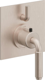 California Faucets Cayucos StyleTherm con Control de Volumen Individual - Níquel Satinado