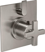 California Faucets Rincon Bay StyleTherm con Control de Volumen Individual - Placa Plana - Níquel Satinado