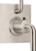 California Faucets Tamalpais Juego de StyleTherm con Control de Volumen Sencillo Solamente - Níquel Satinado