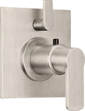 California Faucets Arpeggio StyleTherm con Control de Volumen Individual - Placa Plana - Níquel Satinado