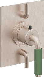 California Faucets Cayucos StyleTherm con Control de Volumen Doble - Níquel Satinado