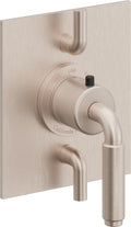 California Faucets Cayucos StyleTherm con Control de Volumen Doble - Níquel Satinado