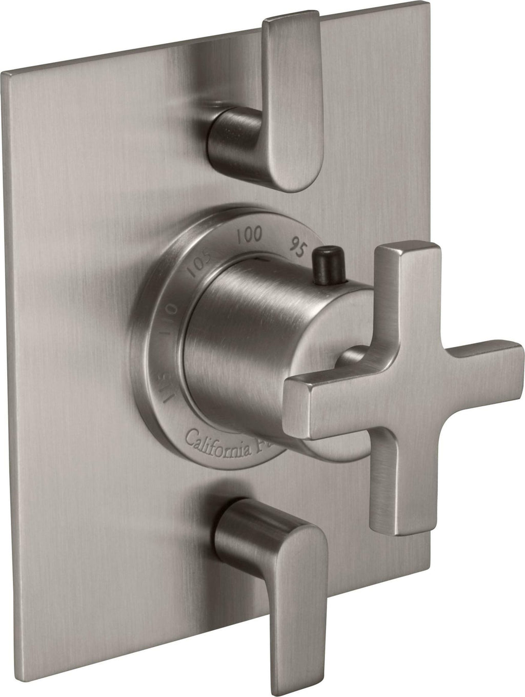 California Faucets Rincon Bay StyleTherm con Control de Volumen Doble - Placa Plana
