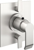 California Faucets Libretto StyleTherm con Control de Volumen Doble - Placa Plana - Níquel Satinado