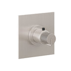 California Faucets Jalama StyleTherm Termostático de 3/4" - Placa Plana - Níquel Satinado