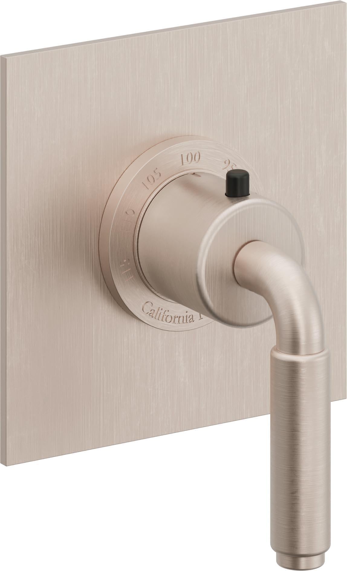 California Faucets Cayucos StyleTherm Termostático de 3/4" - Níquel Satinado