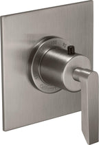 California Faucets Rincon Bay StyleTherm Termostático de 3/4" - Placa Plana - Níquel Satinado