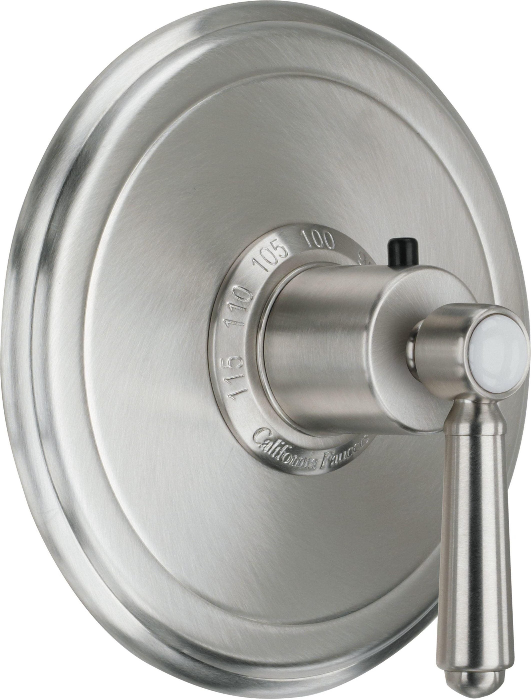 California Faucets Montecito StyleTherm Termostático de 3/4" - Placa Redonda