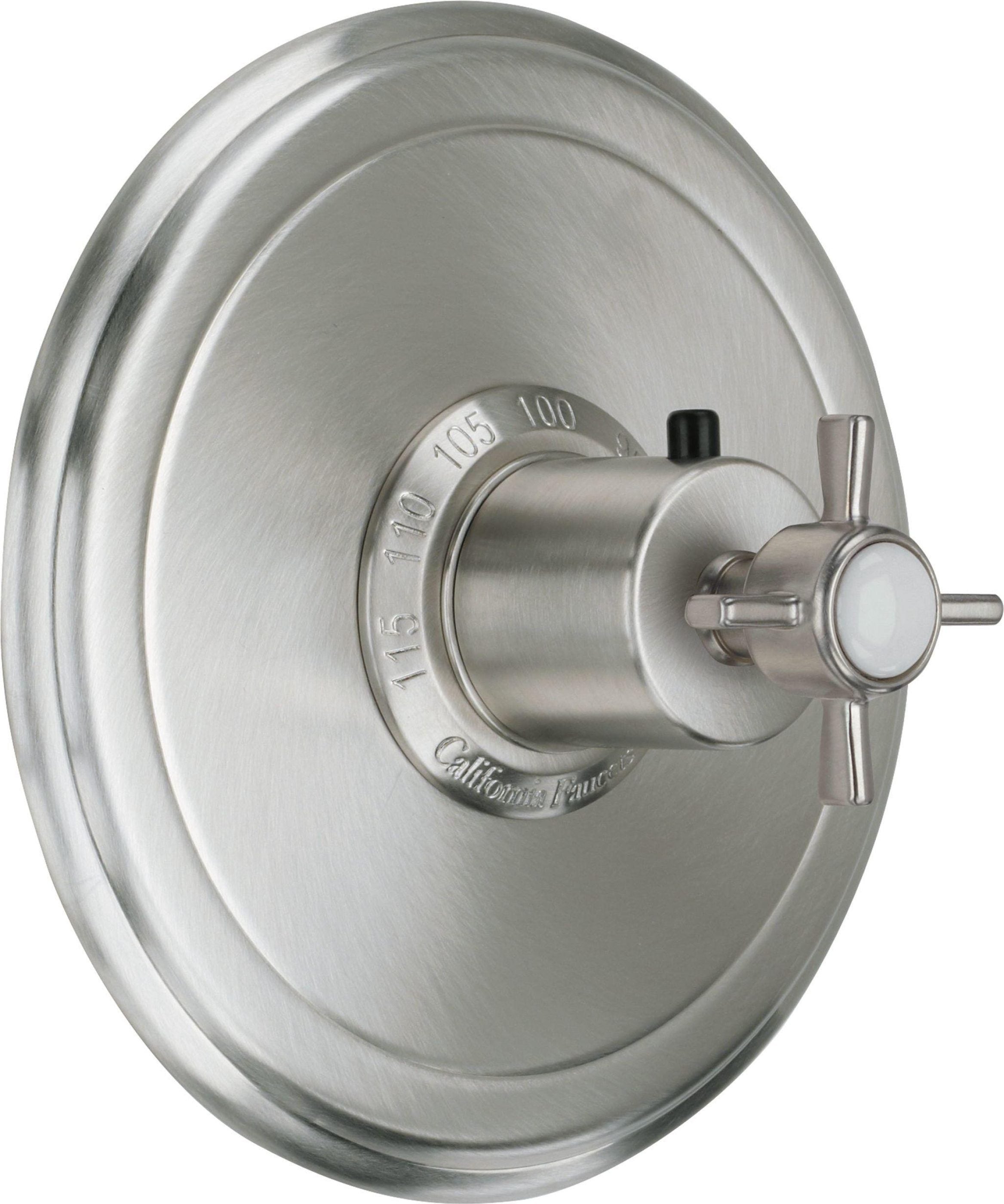California Faucets Cardiff StyleTherm Termostático de 3/4" - Placa Redonda