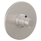 California Faucets Jalama StyleTherm Termostático de 3/4" - Placa Redonda - Níquel Satinado