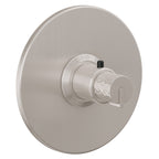 California Faucets Jalama StyleTherm Termostático de 3/4" - Placa Redonda - Níquel Satinado