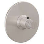 California Faucets Jalama StyleTherm Termostático de 3/4" - Placa Redonda - Níquel Satinado