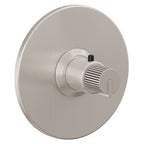 California Faucets Jalama StyleTherm Termostático de 3/4" - Placa Redonda - Níquel Satinado