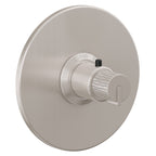 California Faucets Jalama StyleTherm Termostático de 3/4" - Placa Redonda - Níquel Satinado