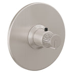 California Faucets Jalama StyleTherm Termostático de 3/4" - Placa Redonda - Níquel Satinado