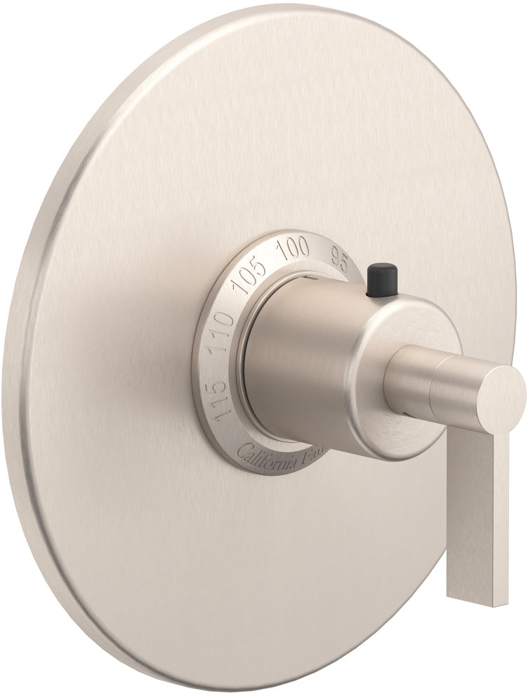 California Faucets Cayucos StyleTherm Termostático de 3/4" - Níquel Satinado