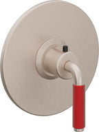 California Faucets Cayucos StyleTherm Termostático de 3/4" - Palanca Roja - Níquel Satinado
