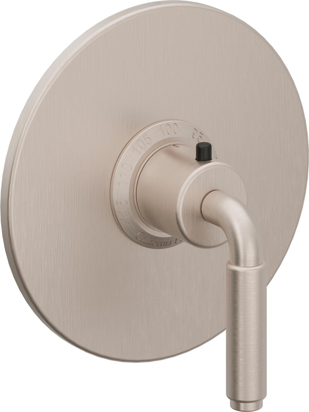 California Faucets Cayucos StyleTherm Termostático de 3/4" - Níquel Satinado