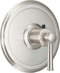 California Faucets Miramar StyleTherm Termostático de 3/4" - Placa Redonda, Manija de Palanca