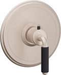California Faucets Del Mar StyleTherm Termostático de 3/4" - Palanca Art Deco - Níquel Satinado