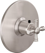 California Faucets Trousdale StyleTherm Termostático de 3/4" - Placa Redonda - Níquel Satinado