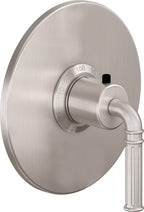 California Faucets Trousdale StyleTherm Termostático de 3/4" - Placa Redonda - Níquel Satinado