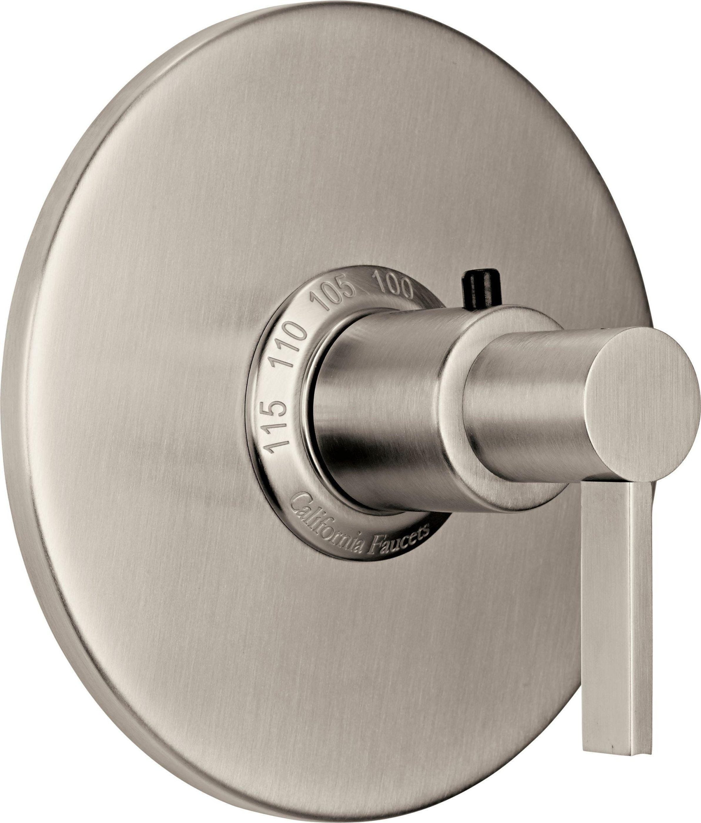 California Faucets Bel Canto StyleTherm Termostático de 3/4" - Placa Redonda