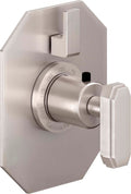 California Faucets Doheny StyleTherm con Control de Volumen Individual - Placa Octagonal - Níquel Satinado