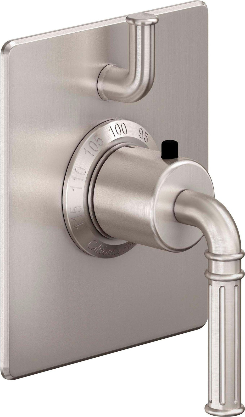 California Faucets Trousdale StyleTherm con Control de Volumen Individual - Placa Plana - Níquel Satinado