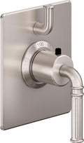 California Faucets Trousdale StyleTherm con Control de Volumen Individual - Placa Plana - Níquel Satinado