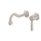 California Faucets Montecito Llave de Lavabo de Pared de Una Llave - Níquel Satinado