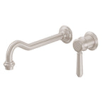 California Faucets Montecito Llave de Lavabo de Pared de Una Llave - Níquel Satinado