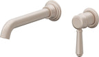 California Faucets Coronado Llave de Lavabo de Pared de Una Llave - Níquel Satinado