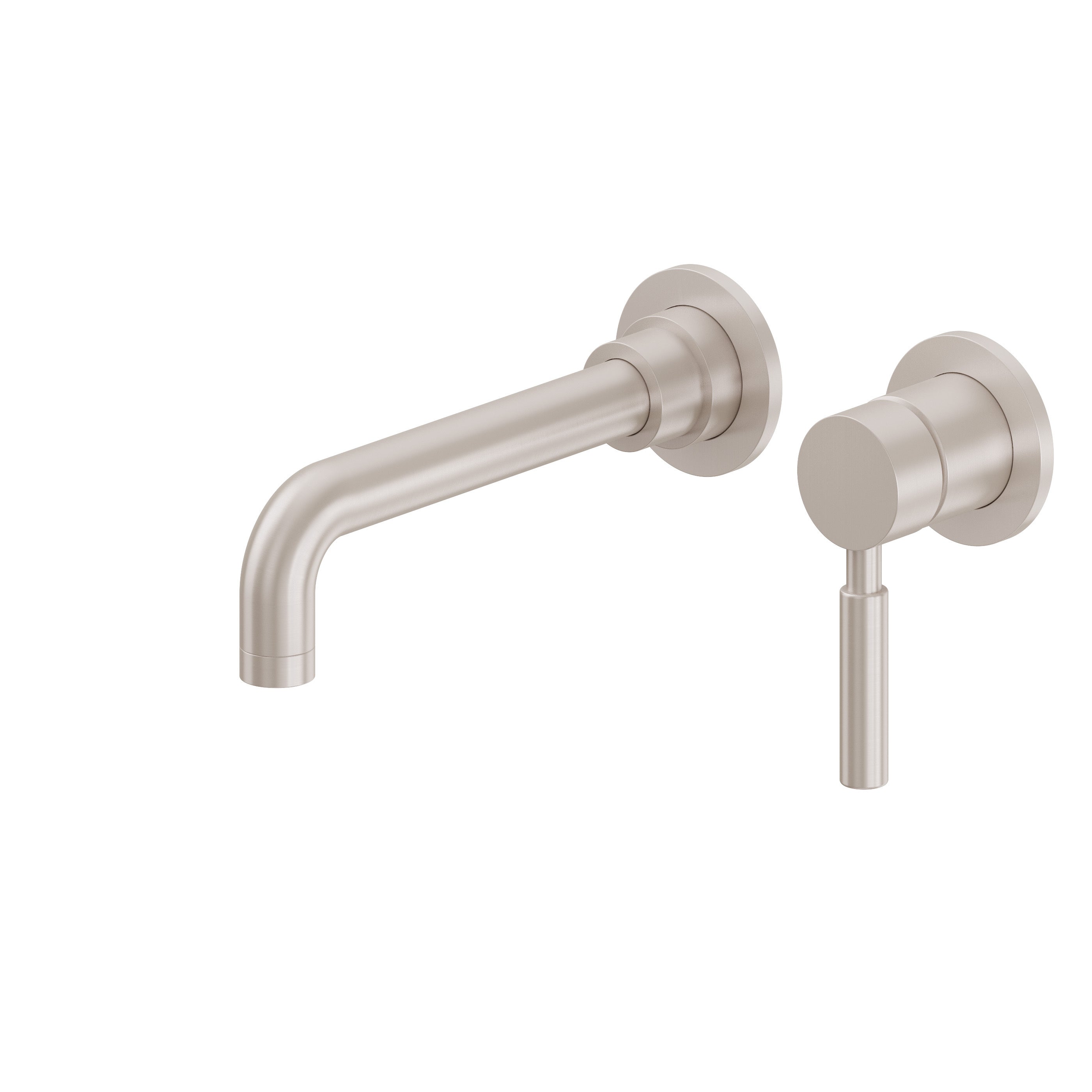 California Faucets Avalon Llave de Pared de Una Manija para Lavabo Solamente - Níquel Satinado