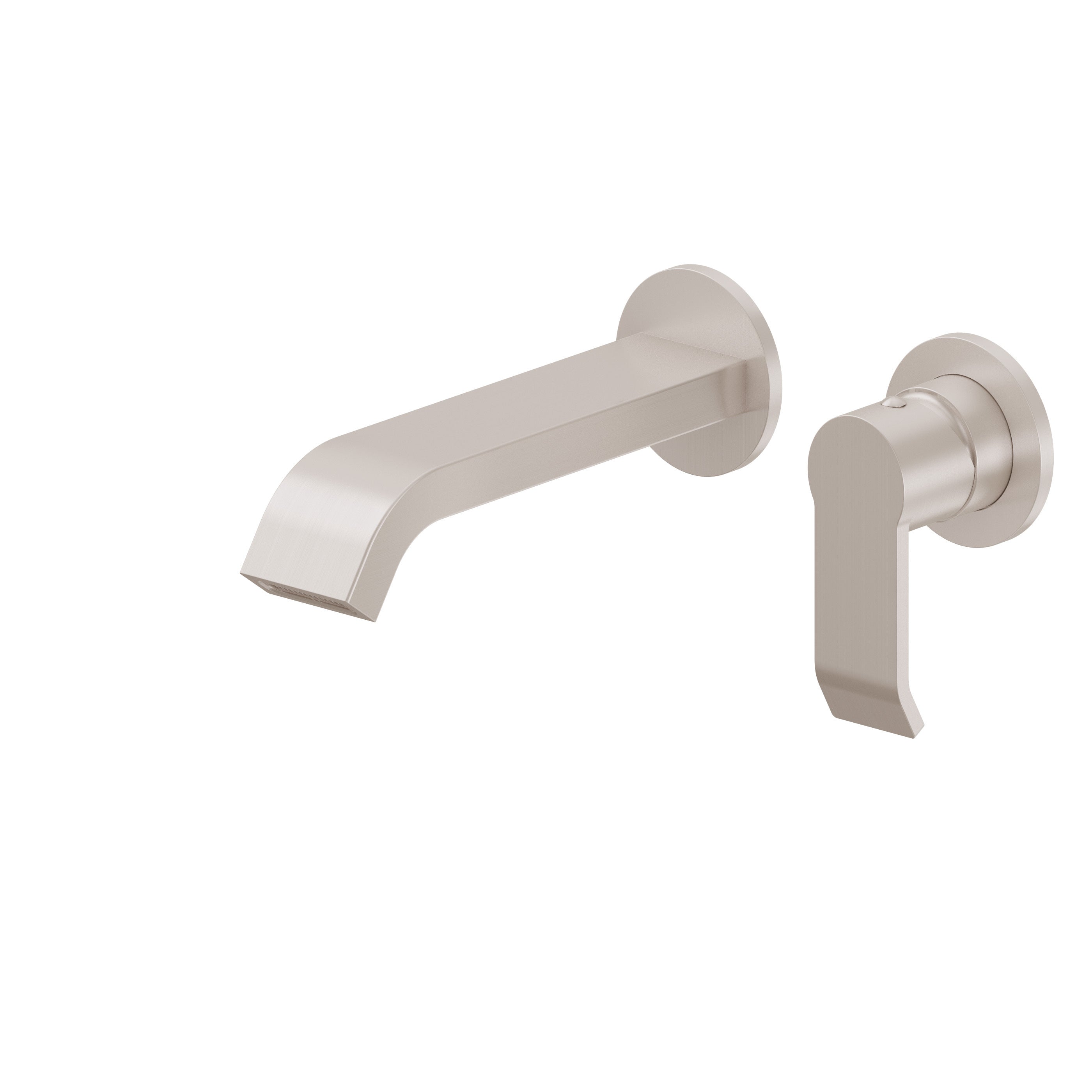California Faucets Libretto Llave de Lavabo de Pared de Una Llave - Níquel Satinado