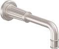 California Faucets Trousdale Pico de Tina de Pared - Níquel Satinado