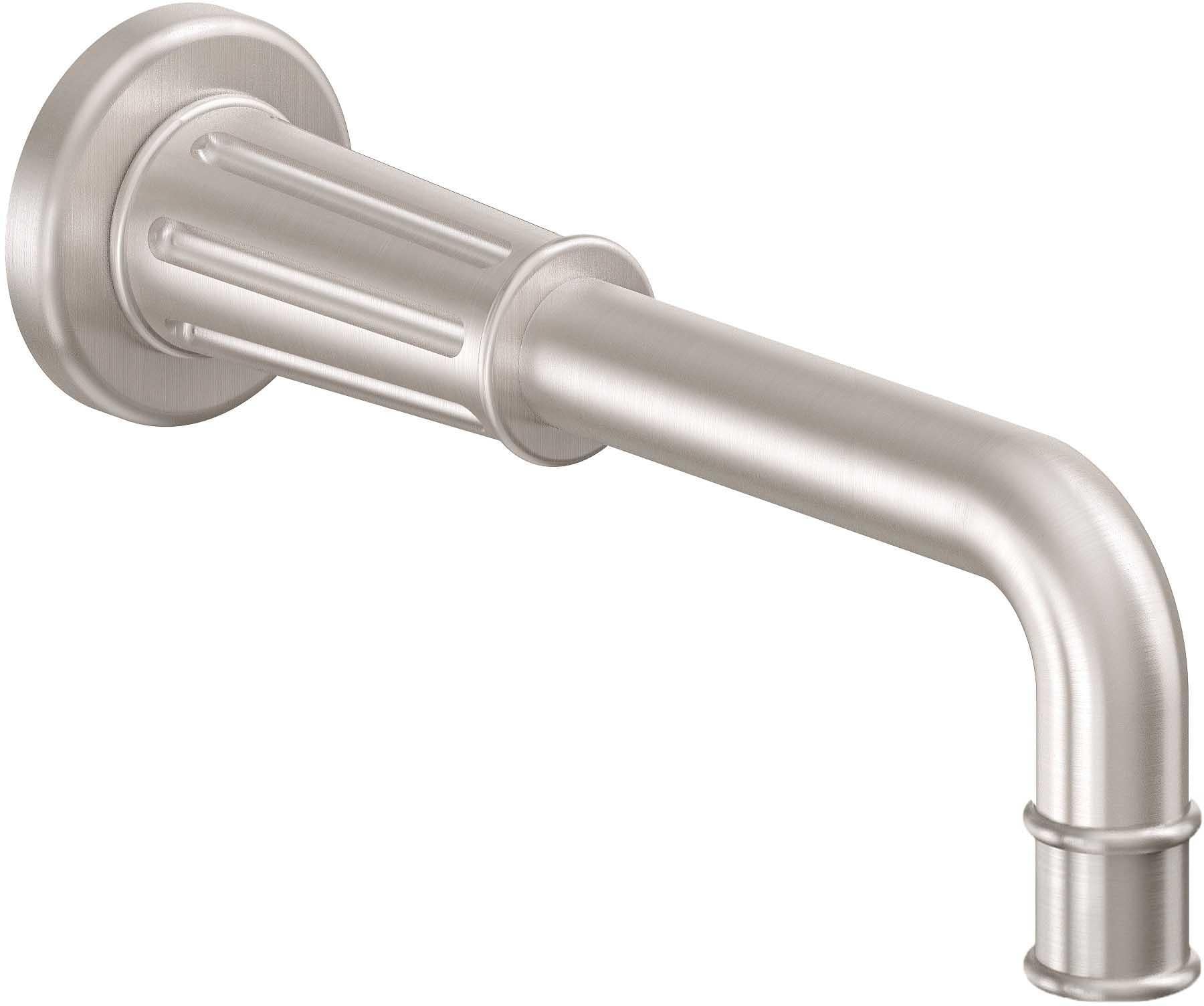 California Faucets Trousdale Pico de Tina de Pared - Níquel Satinado