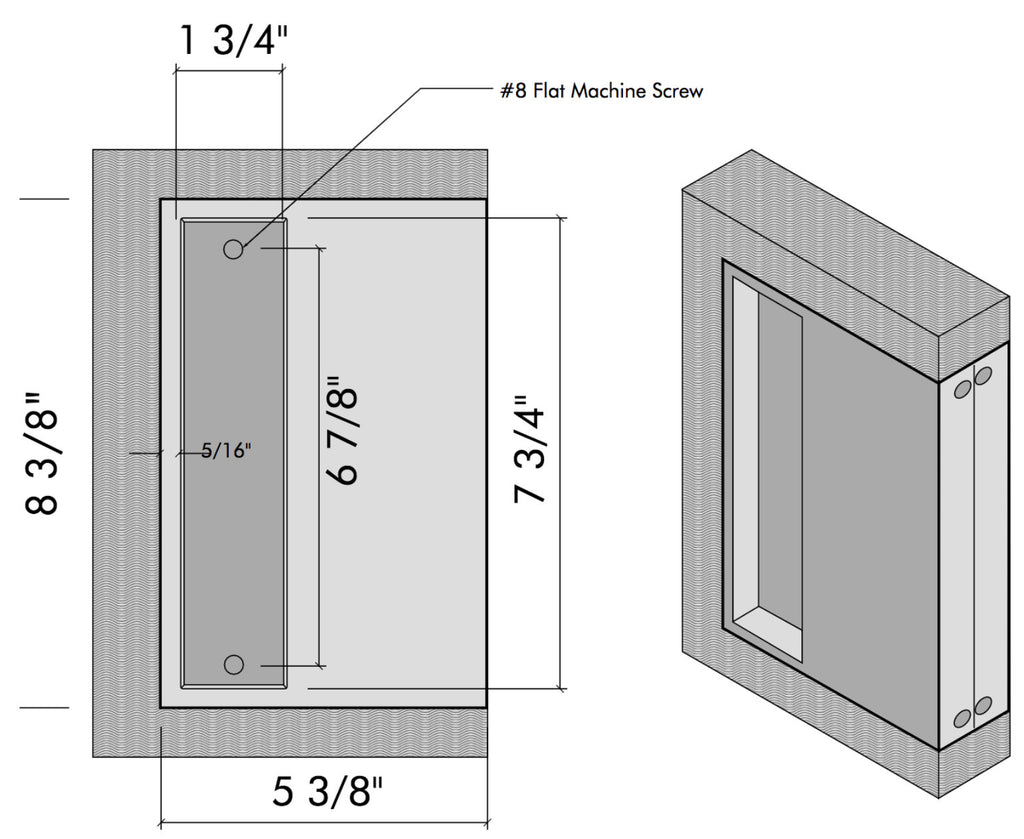 TS-SFP-58-134 — dibujo de especificaciones y dimensiones