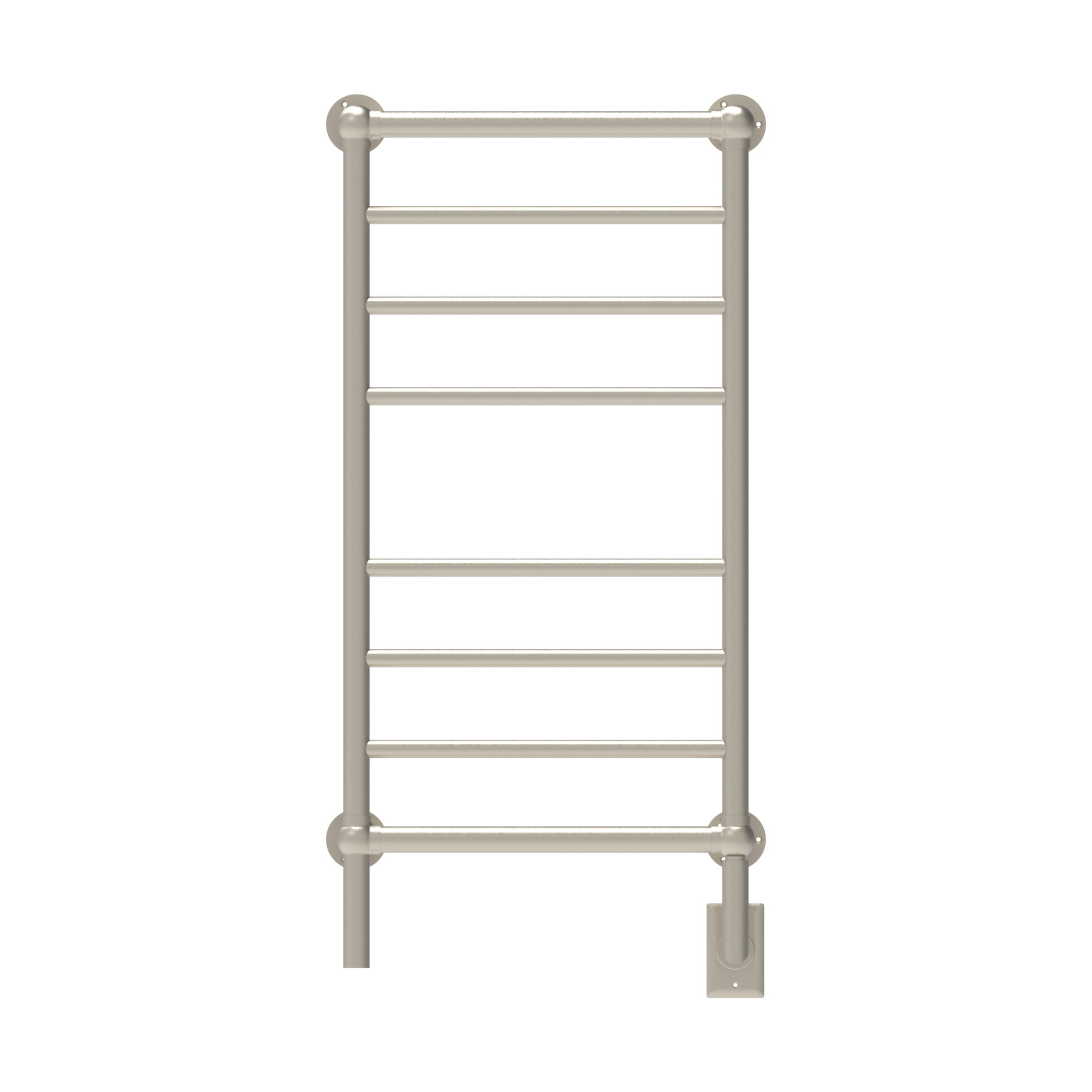 Traditional Modelo T-2040 8 Barras Toallero Calefactor Cableado en Bronce Satinado