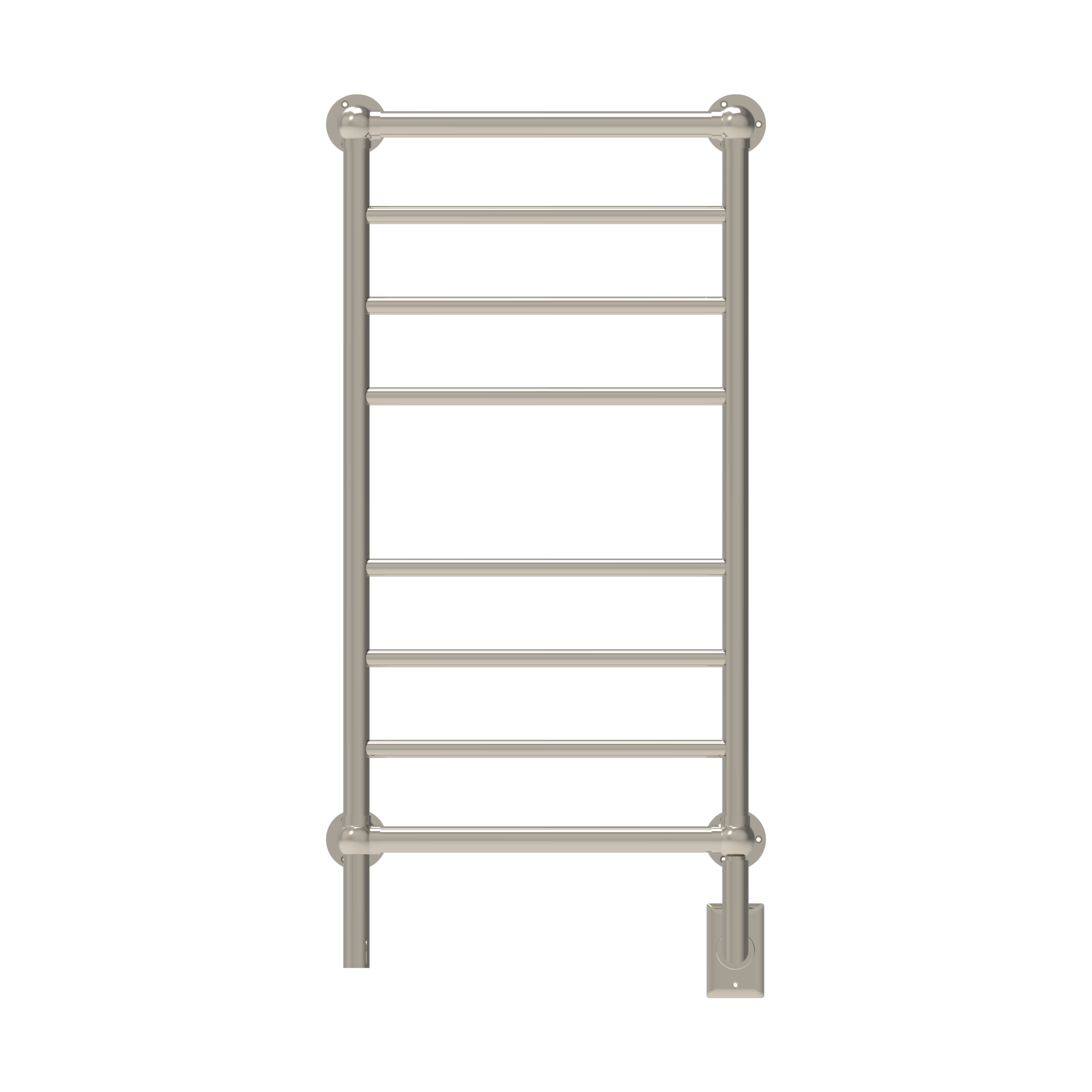 Traditional Modelo T-2040 8 Barras Toallero Calefactor Cableado en Bronce Satinado