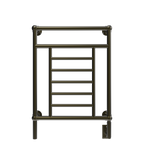 Traditional Modelo T-2536 8 Barras Toallero Calefactor Cableado en Bronce Satinado