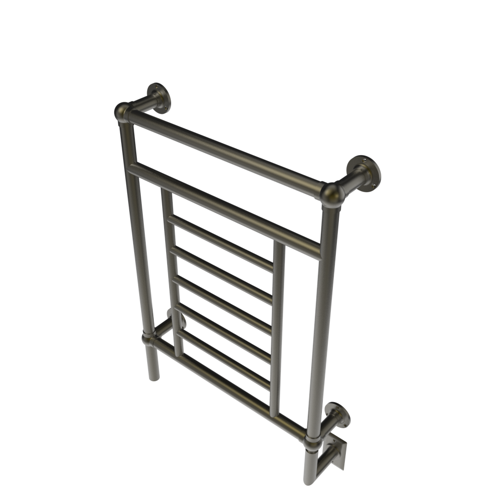 Traditional Modelo T-2536 8 Barras Toallero Calefactor Cableado en Bronce Satinado