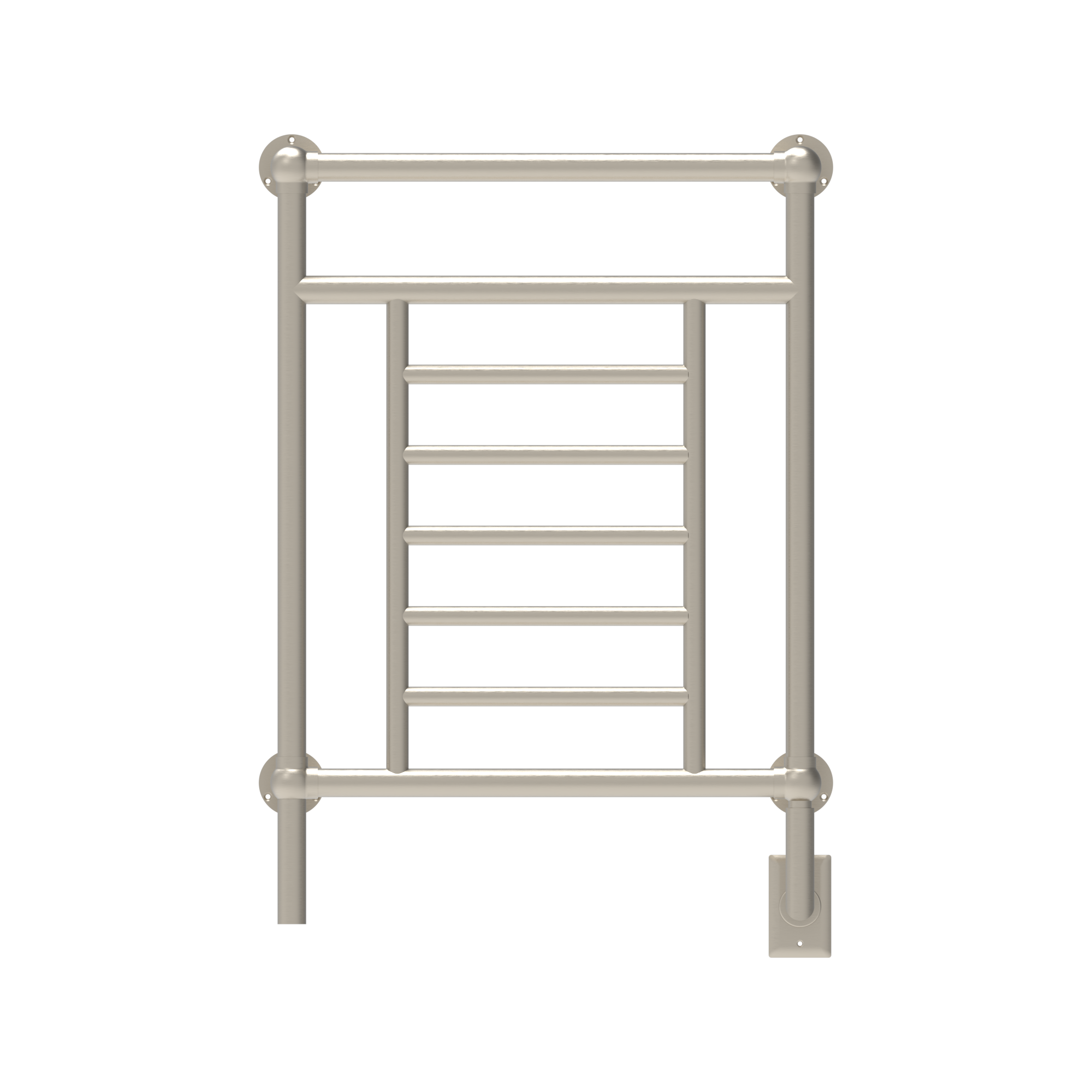 Traditional Modelo T-2536 8 Barras Toallero Calefactor Cableado en Bronce Satinado