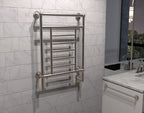 Traditional Modelo T-2536 8 Barras Toallero Calefactor Cableado en Bronce Satinado