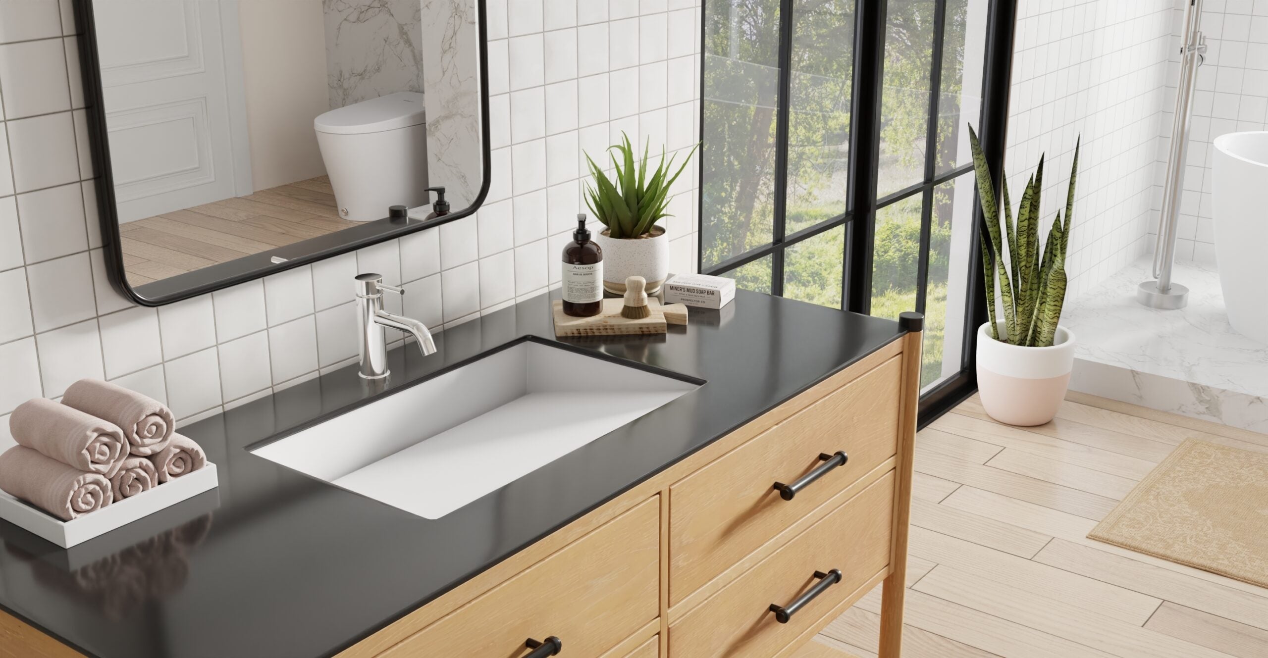 Badeloft Lavabo Bajocubierta Tipo Rampa UB-04-L