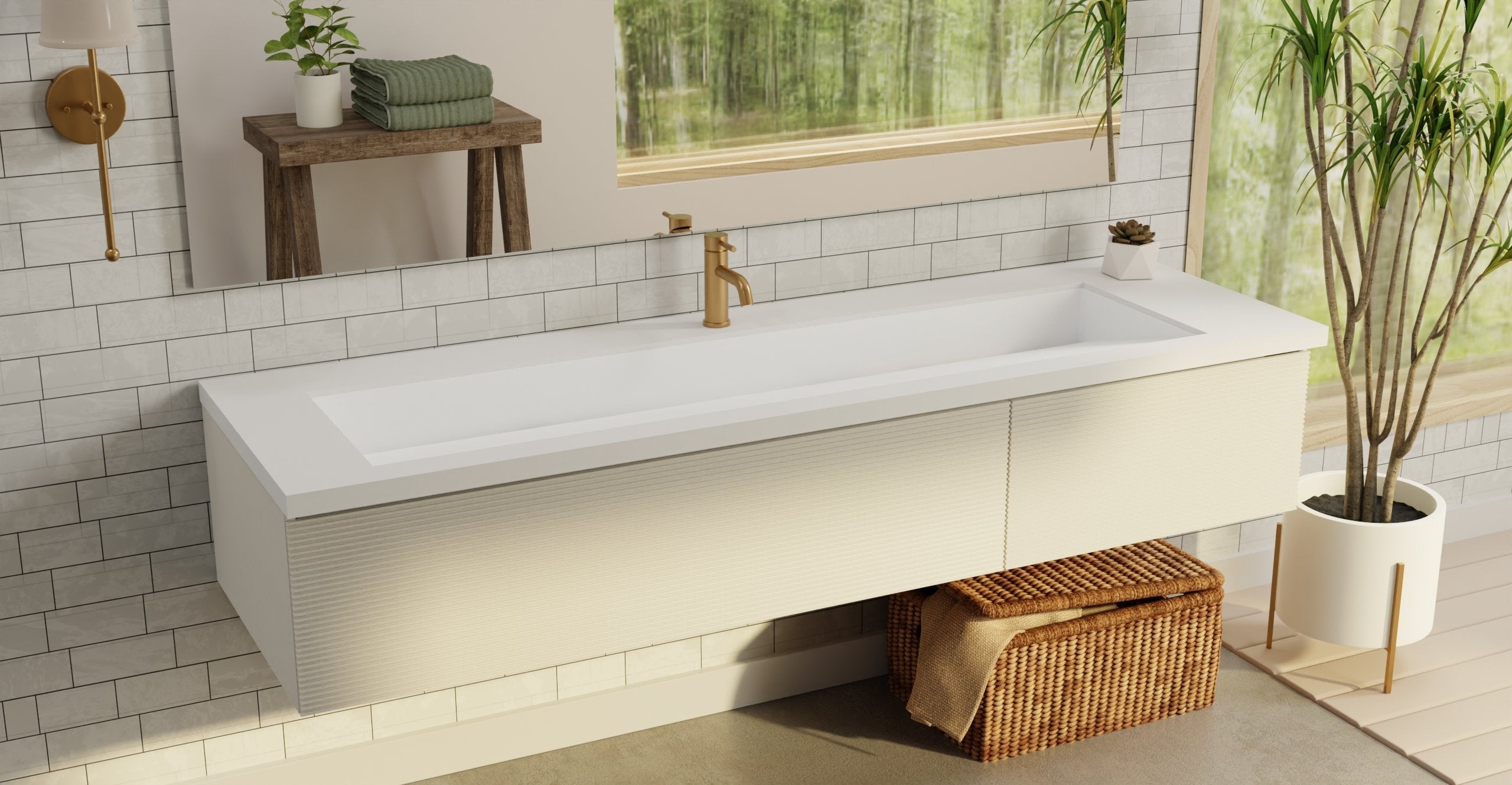 Badeloft Lavabo Bajocubierta Tipo Rampa UB-04-XXL