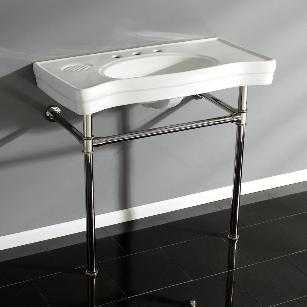 Kingston Brass Imperial lavabo consola — vista