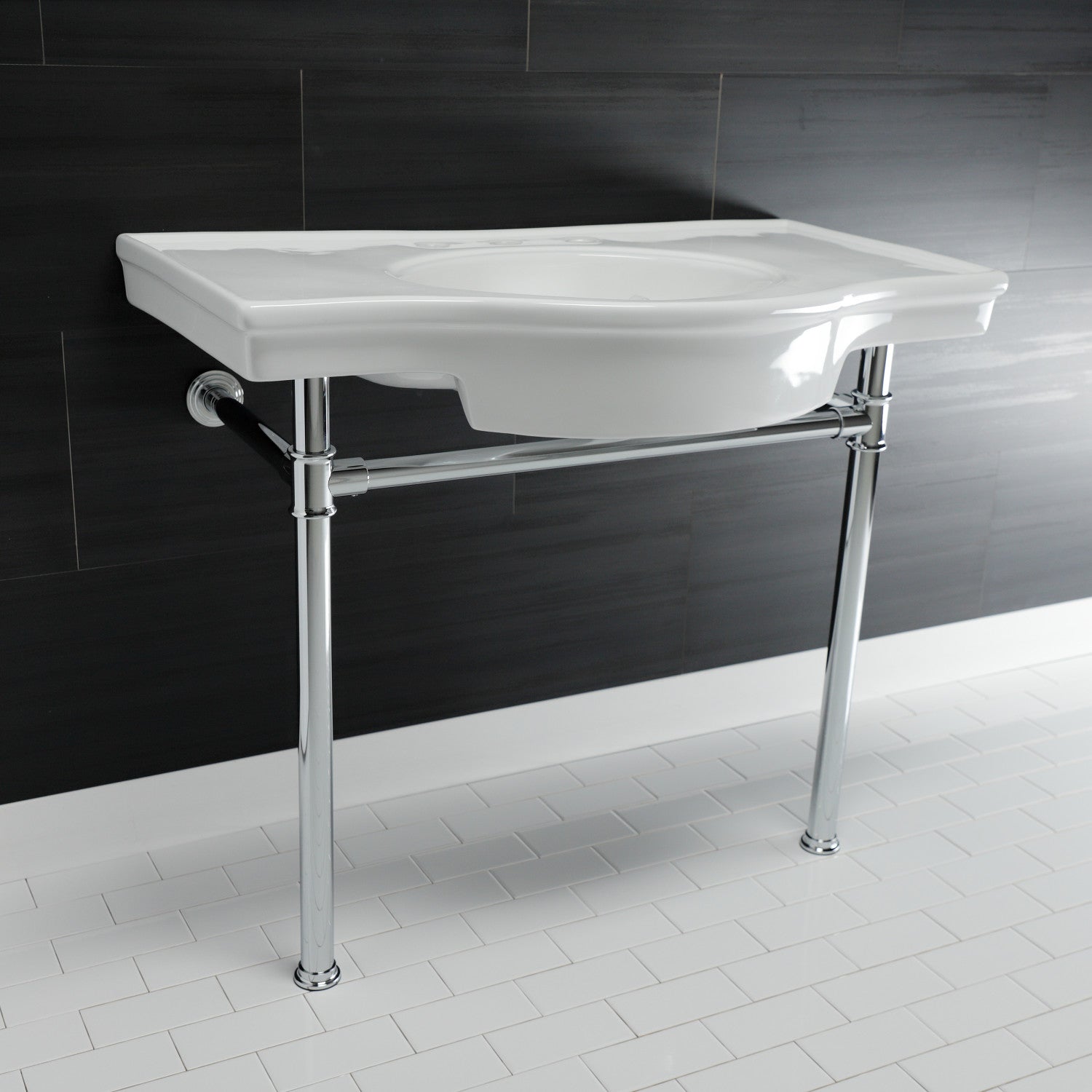 Kingston Brass Templeton lavabo consola — vista